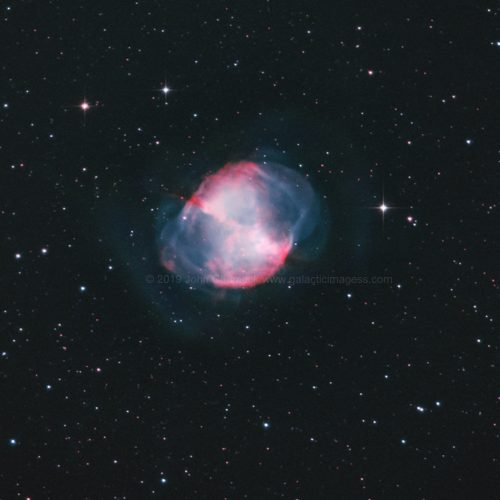 M27 The Dumbbell Nebula In Vulpecula