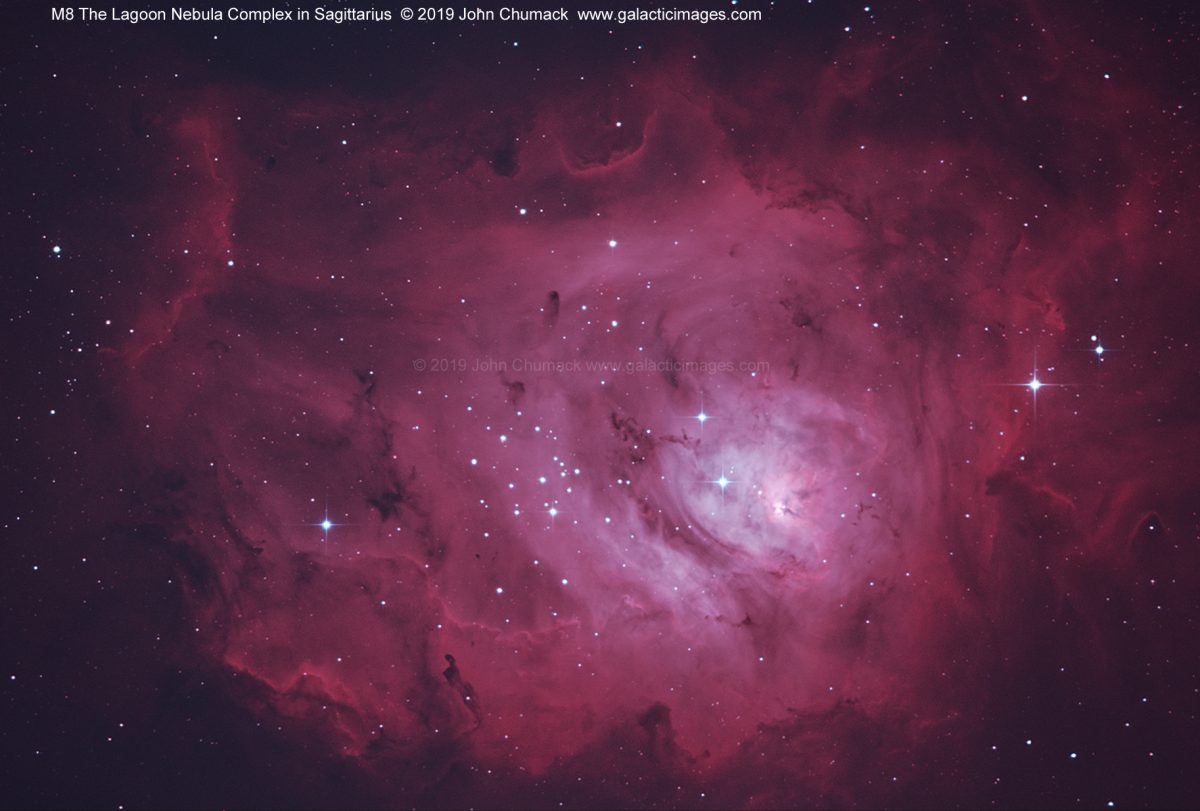 M8 The Lagoon Nebula Photos A Large Stellar Nursery In Sagittarius 