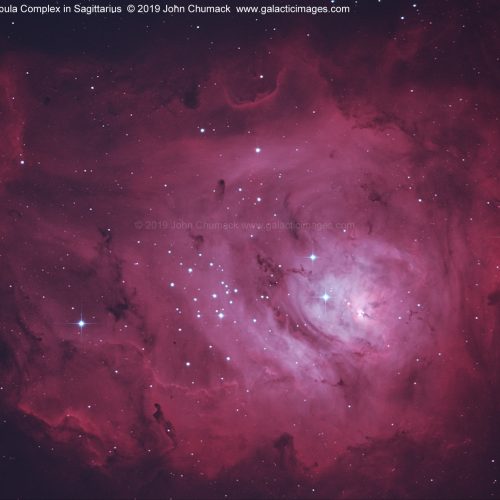 M8 The Lagoon Nebula Complex in Sagiittarius