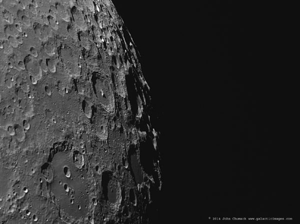 Lunar Impact Crater Clavius & Lunar Highlands on 11-02-2014 - Galactic ...