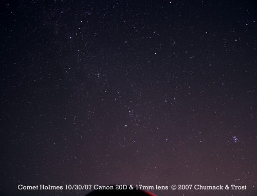 Comet 17P/Holmes Super Wide Angle 10/30/07