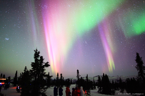 Incredibly Colorful Aurora Borealis - "The Northern Lights" Streamers!