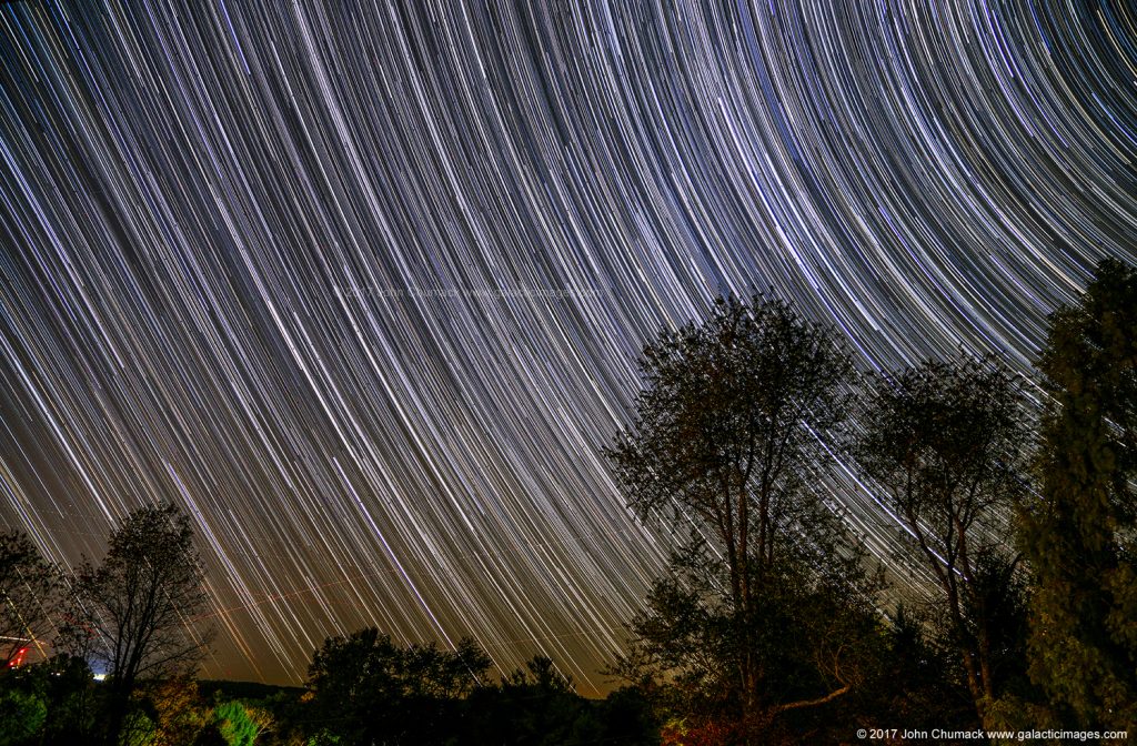 Star Trails near Warrenton, Va. - Galactic Images