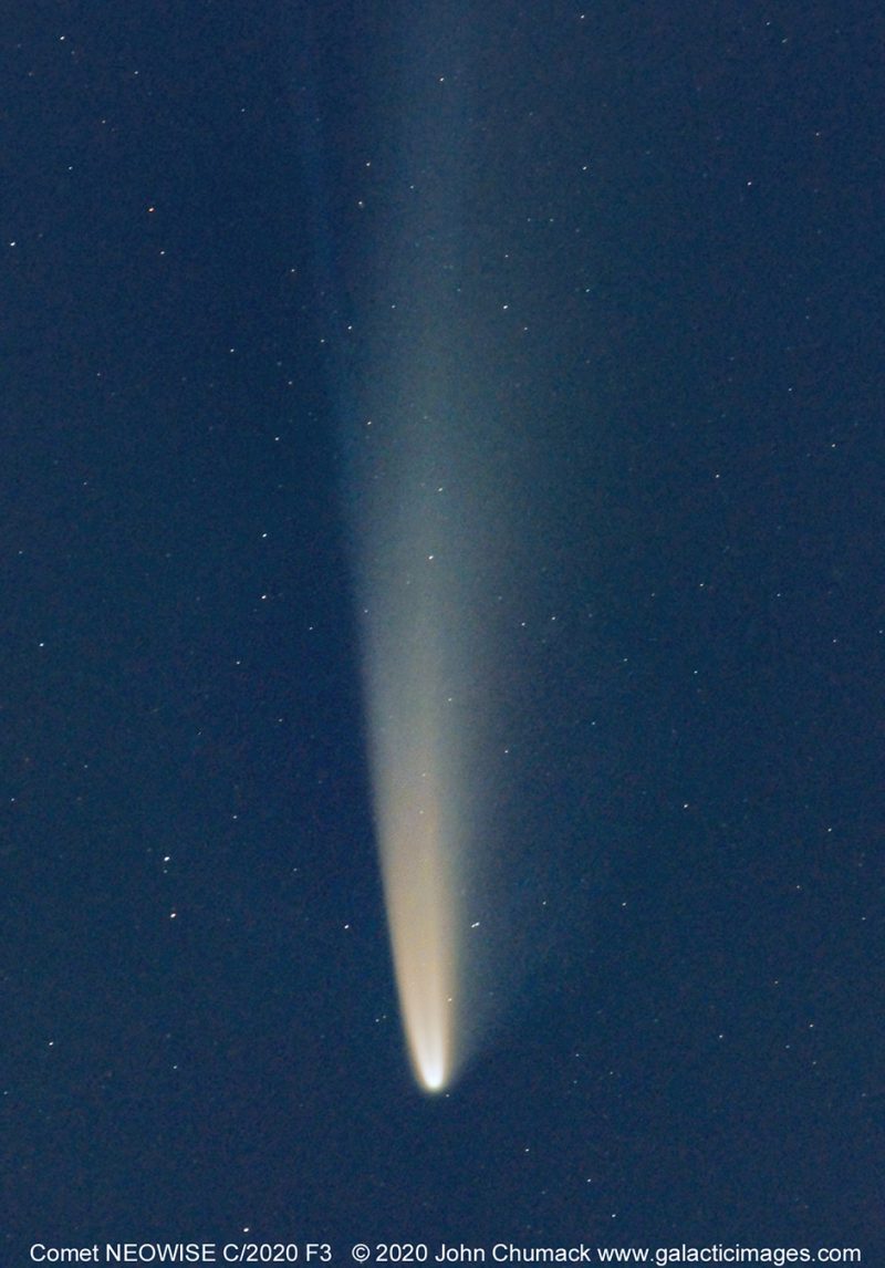 Comet Neowise Extreme Close Up Images Galactic Images