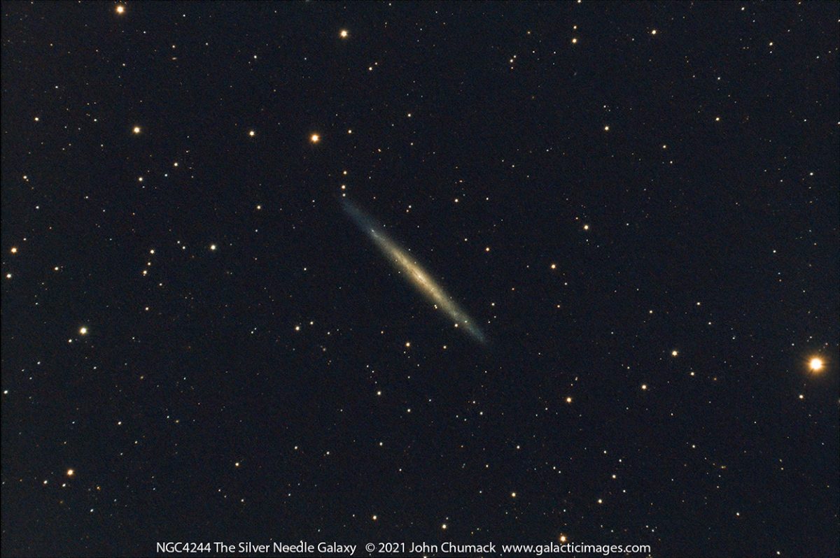 NGC-4244 The Silver Needle Galaxy - Galactic Images