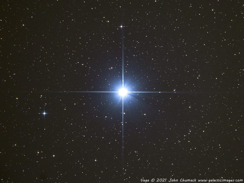 Vega - The Brightest Star In The Constellation Lyra (the Harp 