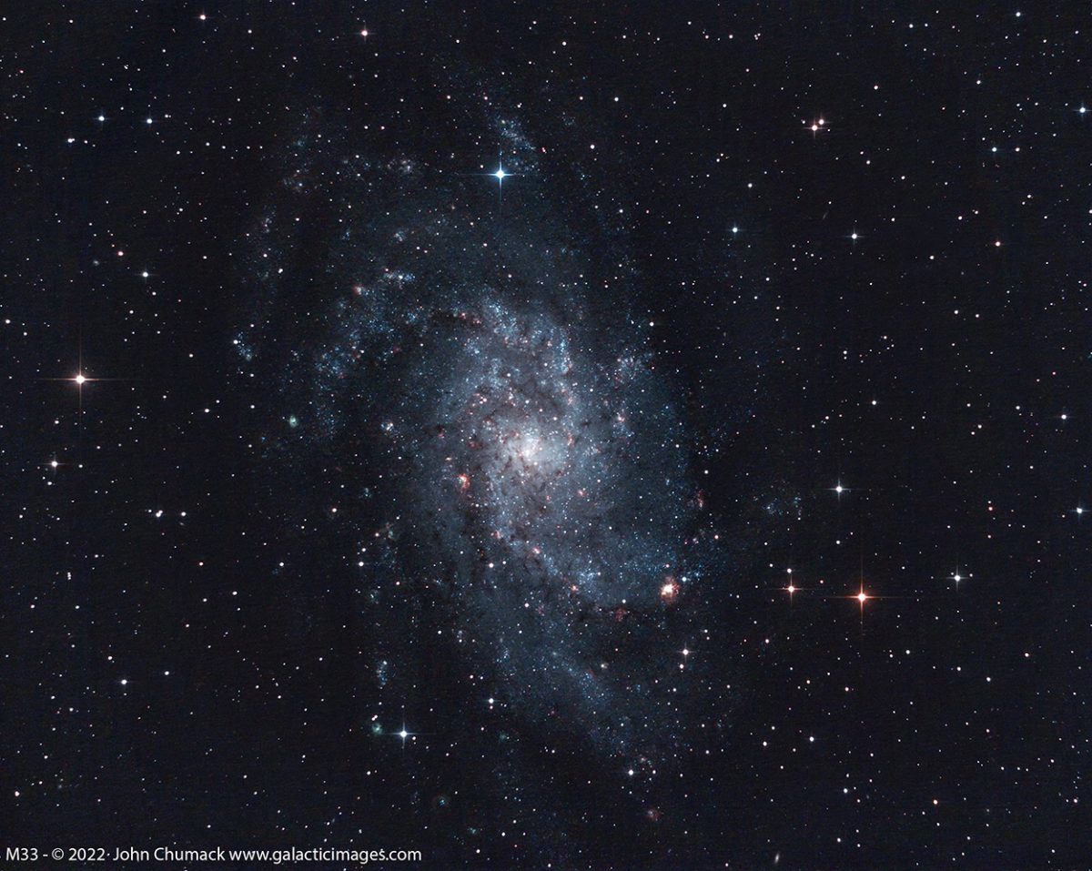 M33 Triangulum Spiral Galaxy - Our Little Sister - Galactic Images