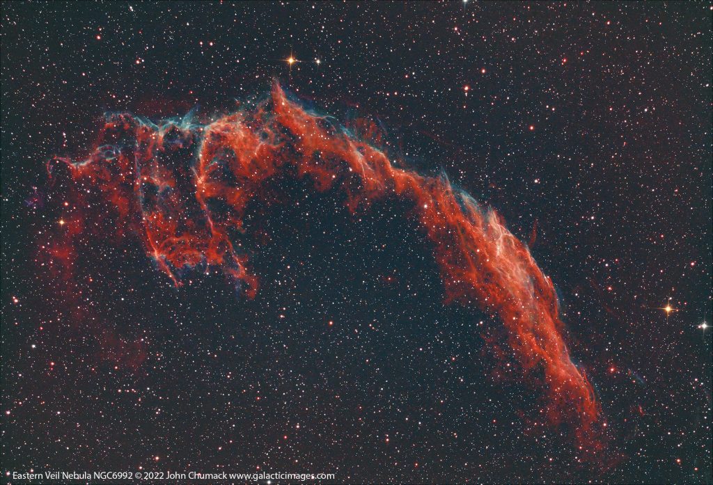 The Eastern Veil Nebula or Caldwell 33 - Galactic Images