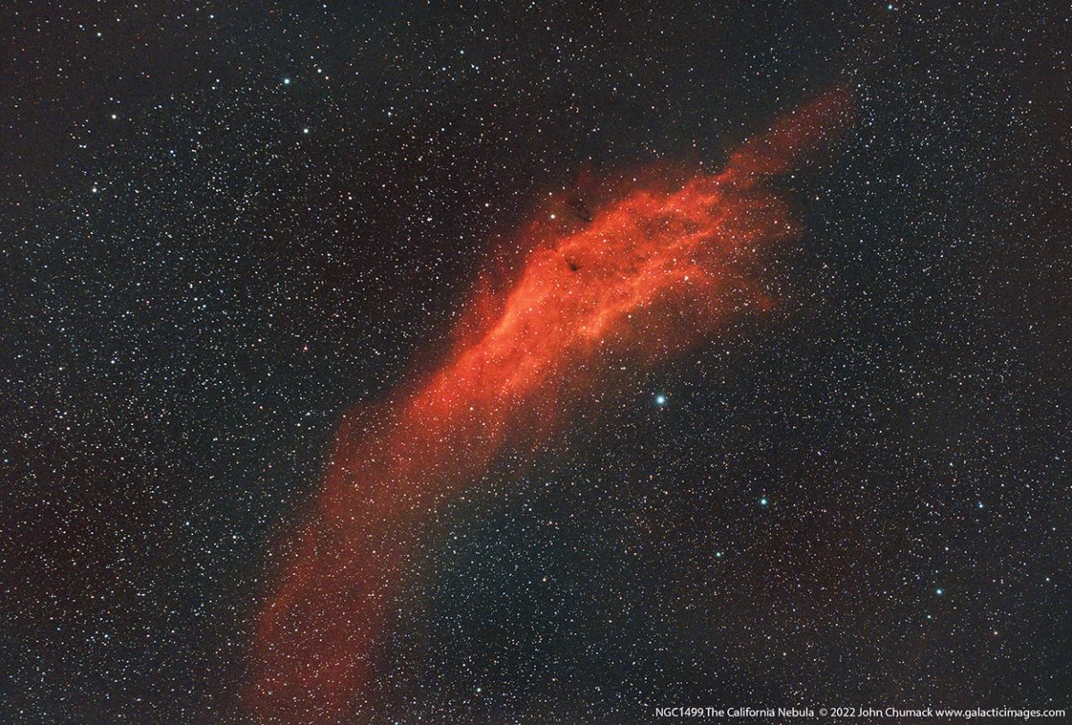 The California Nebula Ngc 1499sh2 220 Galactic Images