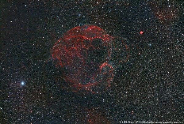 Sh2-240 (Simeis 147) The Spaghetti Nebula (SNR) In Taurus - Galactic Images