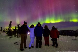 Aurora Crew in the White Mountains of Alaska