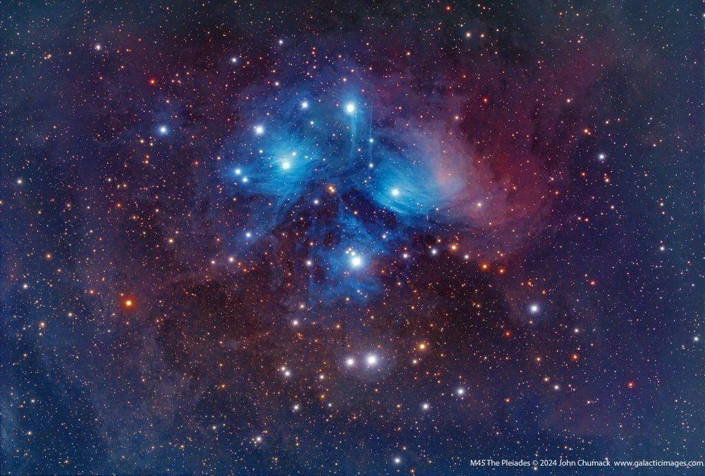 M45 The Pleiades Star Cluster or The Seven Sisters on 02-04-2024 ...