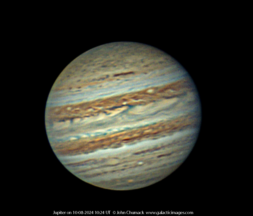 Jupiter's Atmosphere on 10-08-2024 at 10:24 UT