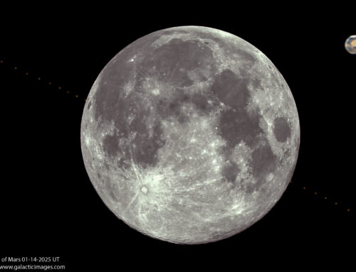 Lunar Occultation of The Planet Mars – Seestar 50s Sequence