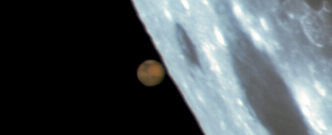 Lunar Occultation of Mars 01-14-2025 UT