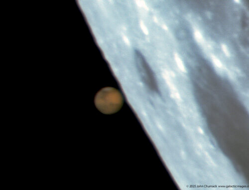 The Lunar Occultation of the Planet Mars on 01-14-2025 UT