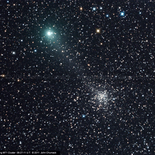Comet Garradd Photos & M71 Globular Photos