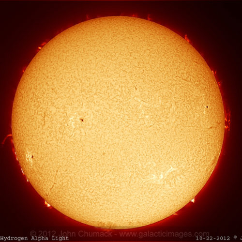 The Sun - A Full Solar Disk in Hydrogen Alpha Light - Photos
