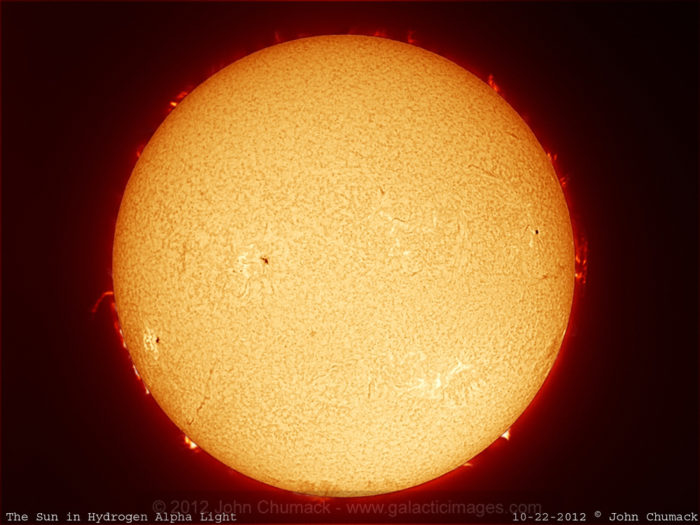 The Sun - A Full Solar Disk in Hydrogen Alpha Light - Photos