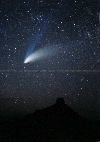 Comet Hale-Bopp photos -Factory Butte