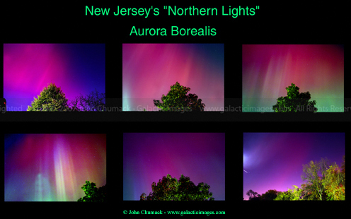 Aurora Borealis photos from NJ & NYC