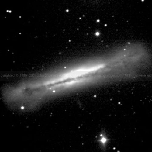 NGC3628 Edge on Galaxy photos - Leo Zodiac